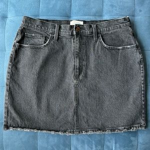 NWOT Black Jean Skirt